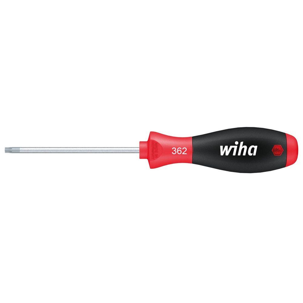 Wiha-Schraubendreher | Größe t 9 | Klingenlänge 60 mm | Mehrkomponentengriff | runde Klinge | 1 Stück - 01289 01289