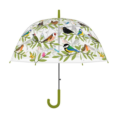 Esschert Design Regenschirm Bird Club transparent ã˜83cm