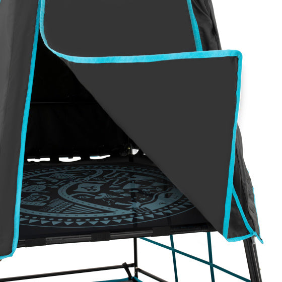 TP Toys Explorer -Kletterturm mit schattigem Spielbereich schwarzblau