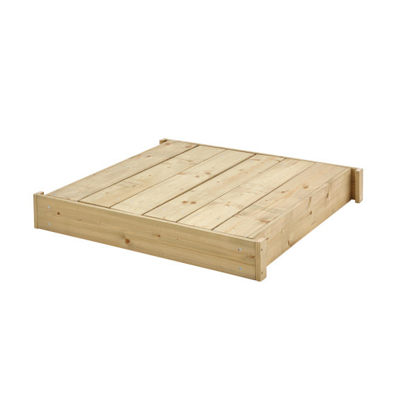 TP -Spielzeug Holzsandkap mit Deckel, Bänkebodenboot