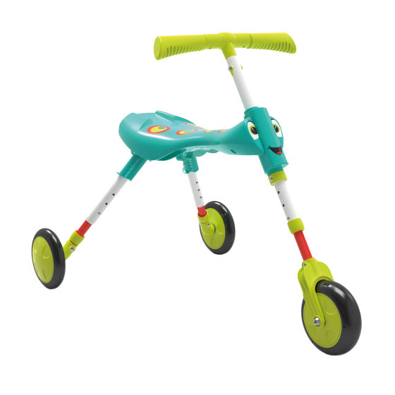 Die Bugs Scuttlebug XL Splicge Rassenrad mit 3 Rädern Junior Turkisgrün