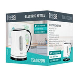 Teesa Wasserkocher, kabellos und leise, 1,8 l weiß