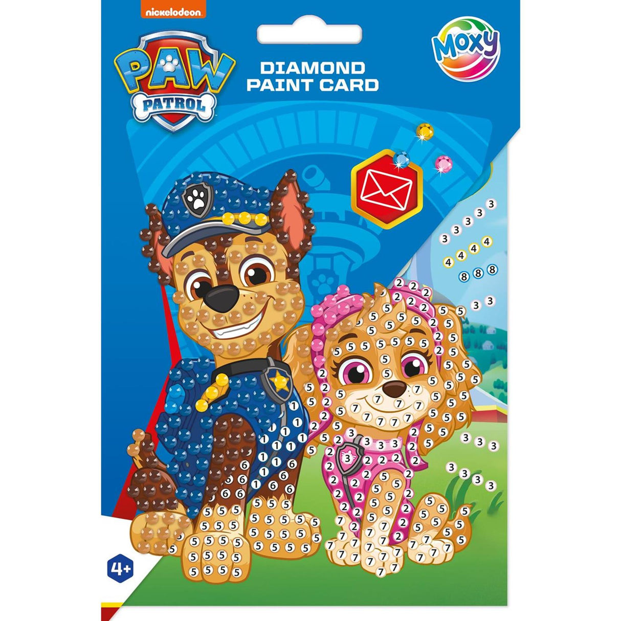 Kreative Bastelgruppe Moxy Paw Patrol Diamant-Malkarte