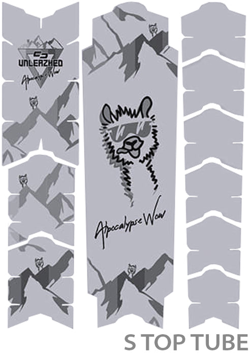 Unleazhed kratzfeste Rahmenschutzfolie – Alpocalypse Alpine Rose Samerberg Black Matt