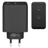 Goobay USB-C PD Dual-Schnellladegerät (36 W)