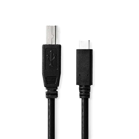 Benel usb kabel 2m usb-c naar usb-b