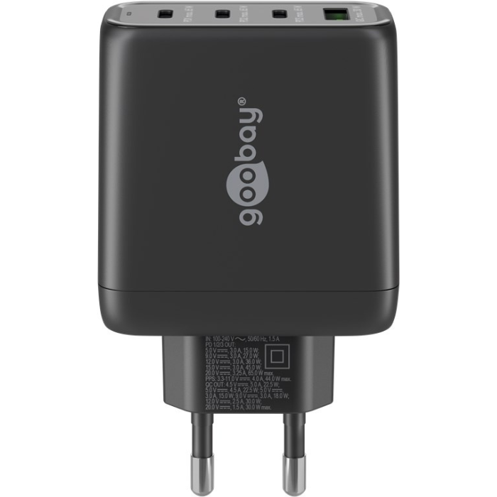 Goobay USB-C PD Gan Multiport Schnellladegerät (68 W)