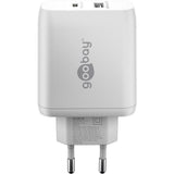 Goobay USB-C PD Gan Dual Schnellladegerät (65 W)