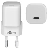 Goobay Lightning USB-C PD Ladeset Nano (20 W)