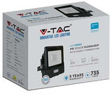 V-tac LED-Bauleuchte | 10w | 6500k | IP65 | mit Sensor | Körper schwarz - 9335205