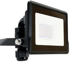 V-tac LED-Bauleuchte 10 W 6500 K Schwarz + Kabeleinführung – 9332105