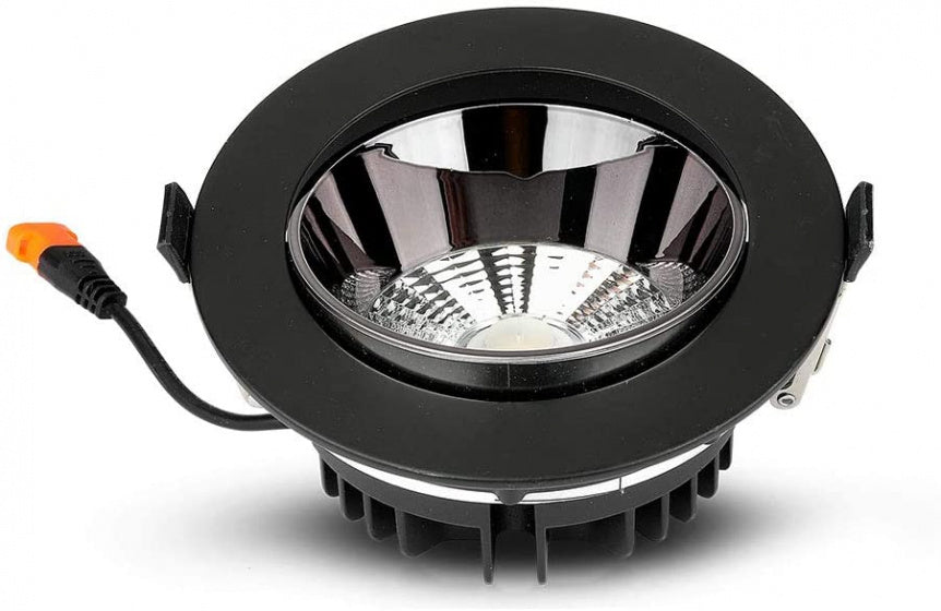 V-TAC LED-Lampe VT-2-33 30W 3000K 2400 lm Aluminium Schwarz