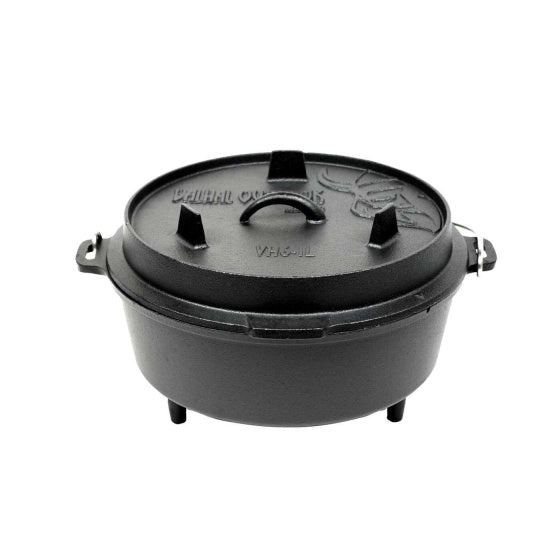 Valhal Dutch Ofen Braadpan Gusseisen ohne Beine 6,1 l