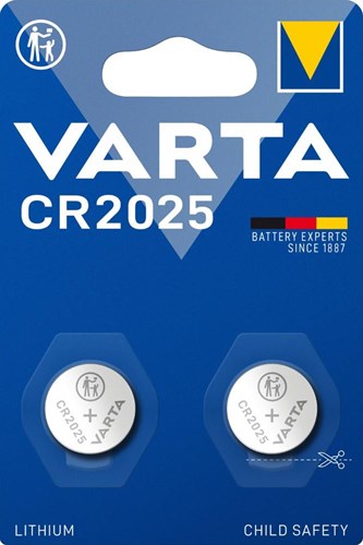 Varta CR2025 Knopfzellenbatterien 2 Stück