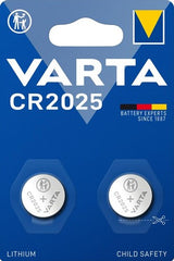 Varta CR2025 Knopfzellenbatterien 2 Stück