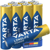 Varta Batterie AAA 4+4 Alkaline Longlife Power | 20 Stück