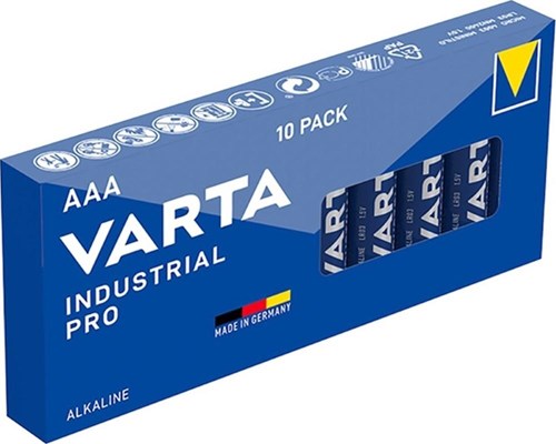 Varta Industrie Alkali 4003 AAA 10er-Pack