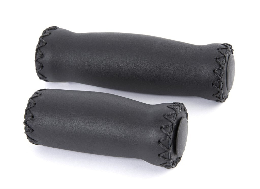 Velo -Griff Leder 92 127 mm schwarz (Paar)