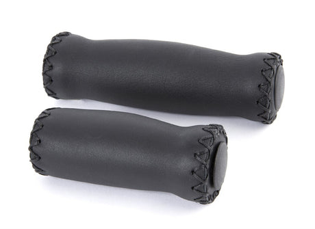 Velo -Griff Leder 92 127 mm schwarz (Paar)