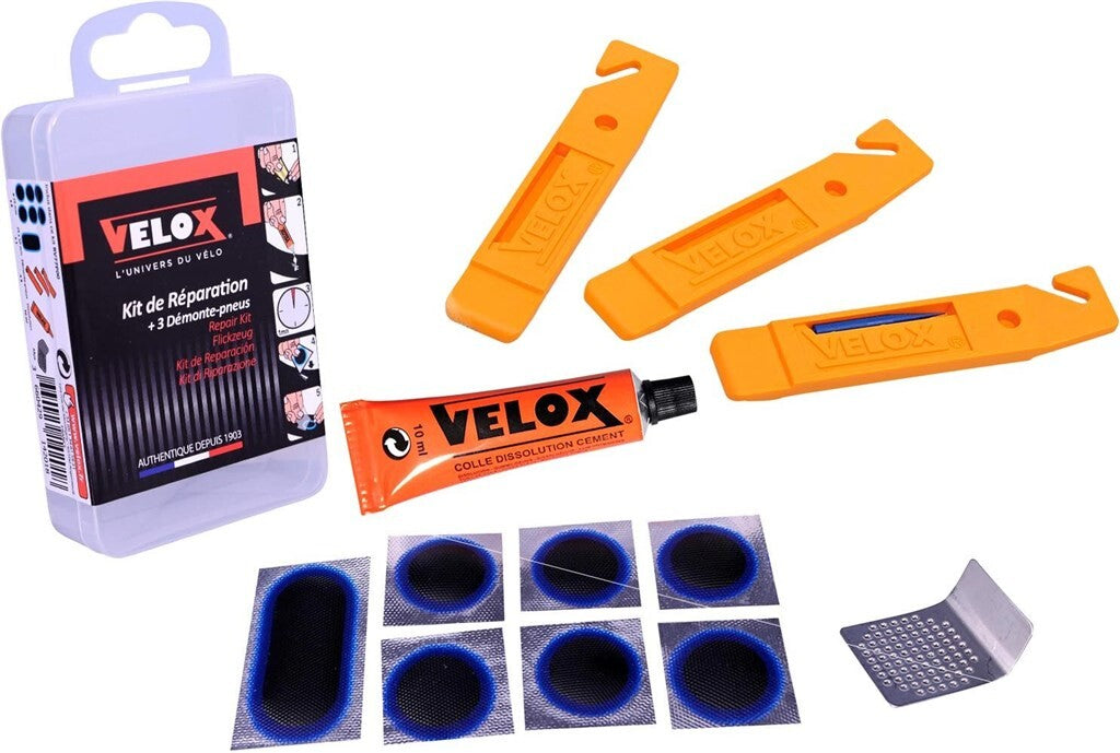 Velox-Bandreparatur-Set 7 Plaster-Söte-3-Reifen-Feuerzeuge