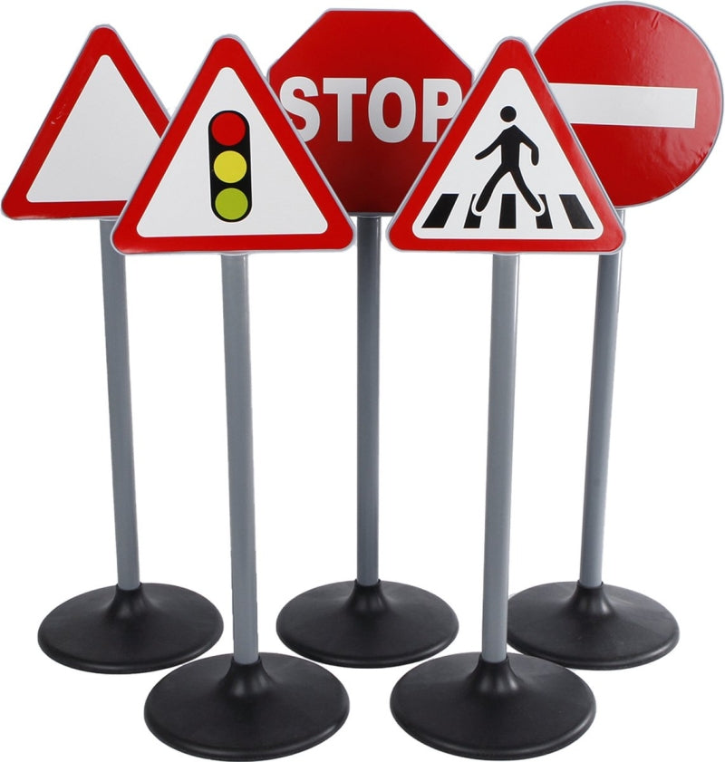 Kinder-Globus-Verkehrszeichen-Set (70 cm, 5-teilig)
