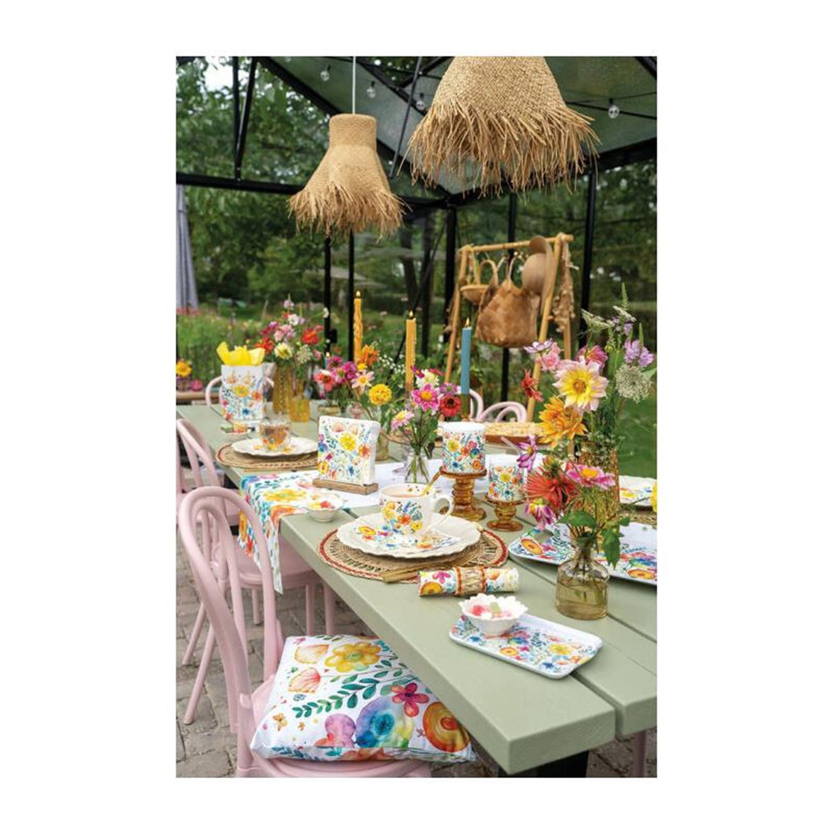 Ambiente Serviette 33 leuchtendes Frühlingsweiß