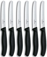 Victorinox Tisch-Tomatenmesser mit gezahnter schwarzer Klinge