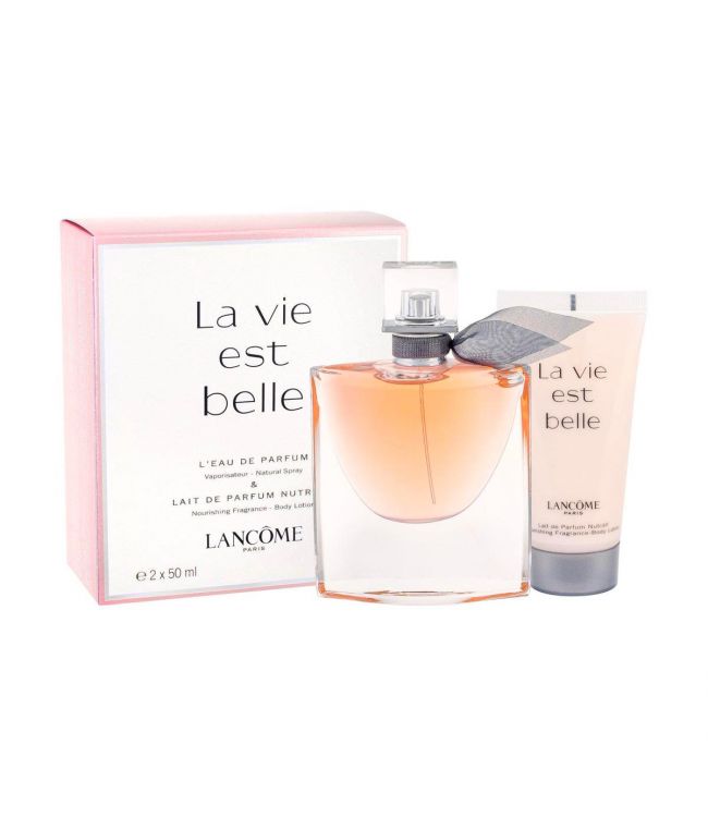 Lancome la vie est belle geschenkset eau de parfum 50ml + bodylotion 50ml dames