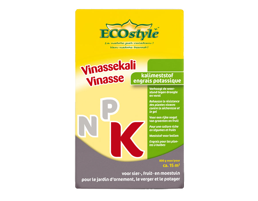 Ecostyle vinassekali - Kaliumdünger - 800gr