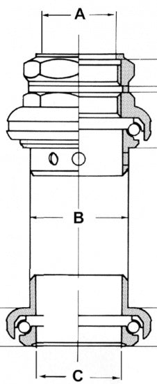 VWP Ball Head Bicycle 1 (22,4 30,0 27,0 mm) noir