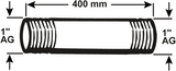 Cornat galva buis mm 1'' 400mm (530) - vzs530140