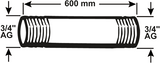 Cornat Galva-Rohr mm 3 4 600 mm (530) – vzs5303460