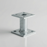 Waelbers consolesteun 70mm, paalhouder thermisch verzinkt (fv) - 1 stuk(s) - 429393.99