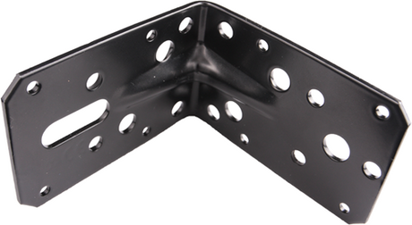 Waelbers hoekanker m ril 90x90x60mm zwart - 10 stuk(s) - 4907.05