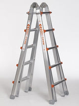 Waku professionele telescopische vouwladder 4x5 treden - 1413800102