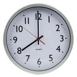 Nedis clwa110wt wanduhr 30 cm weiß