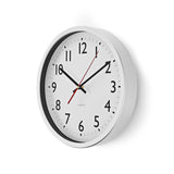 Nedis clwa110wt wanduhr 30 cm weiß
