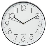 Hama Wanduhr Eleganz ø 30 cm geräuscharm Schwarz und Weiß