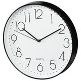 Hama Wanduhr Eleganz ø 30 cm geräuscharm Schwarz und Weiß