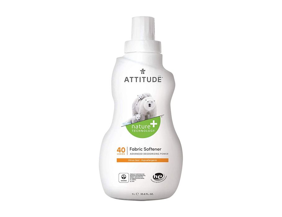Attitude Nature+ – Weichspüler – Zitrusschale – 40 Wäschen – 1 l