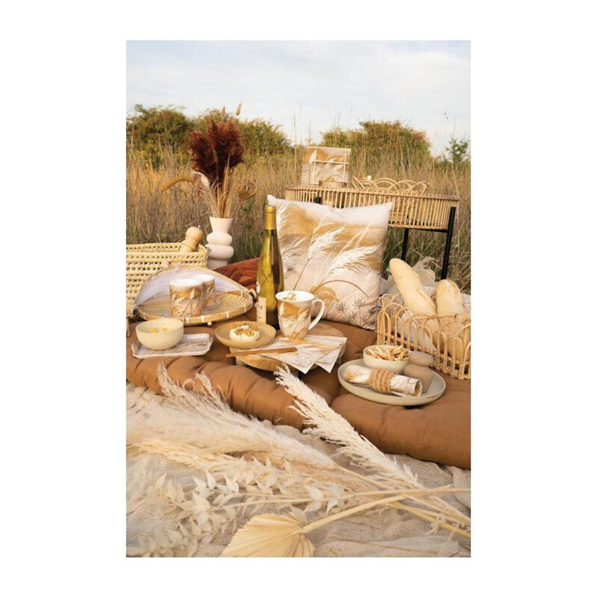 Ambiente Serviette 25 wehendes Gras