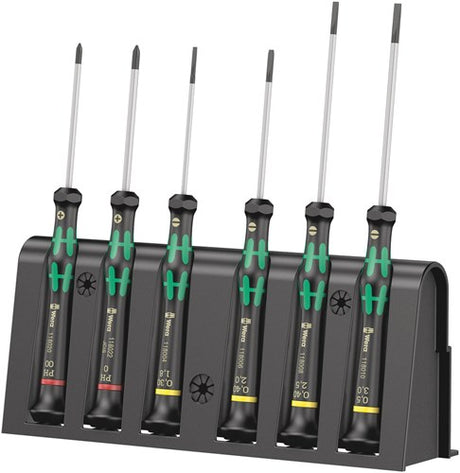 Wera 2035 6 a Mikro-Schraubendreher-Set + Halter, 6-teilig – 1 Stück(e) – 05118150001