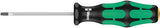 Wera 335 zaagsnede schroevendraaier, electriciën kling, 0.4 x 2.0 x 60 mm - 1 stuk(s) - 05008006001