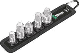 Wera 781 5 Adapterset 1, 6-teilig (schwarz)