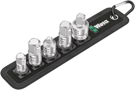 Wera 781 5 Adapterset 1, 6-teilig (schwarz)