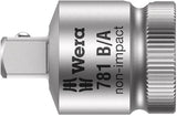 Wera 781 b 3 8 adapter | verbindingsstuk | 781 b a x 1 4 x 27 mm x 3 8 - 05042672001