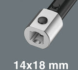 Wera 7880 Joker XL selbsteinstellender Gabelschlüssel für Schlüsselweite 19–24 mm, 14 x 18 mm, 14 x 18 x 19–24 x 3 4–15 16 x 95 mm – 05020172001