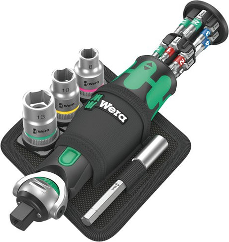 Wera 8009 Zyklop Taschenset 2 | integriertes Bitmagazin | 18-teilig - 05004281001