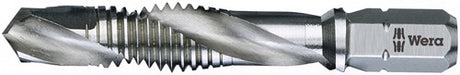 Wera 847 HSS-Kombinationsbohrer mit Gewindebohrer, M 6 – 1 Stück – 05104643001