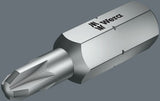 Wera 851 1 RZ Bits Phillips, PH 2 x 25 mm reduzierter Schaftdurchmesser – 1 Stück – 05135009001